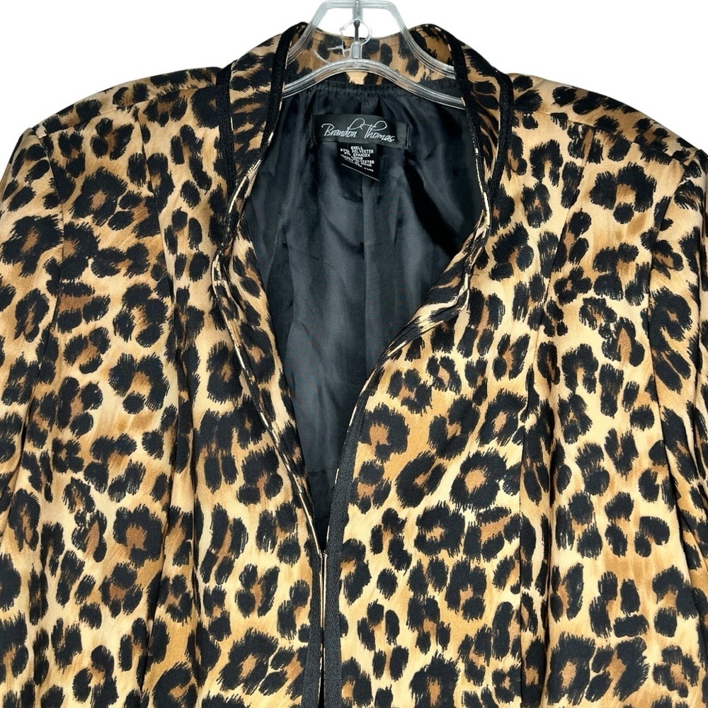 Brandon Thomas Leopard Print‎ Jacket - Picture 3 of 6